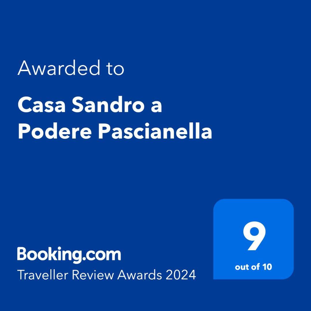 Willa Casa Sandro A Podere Pascianella Castelmuzio Zewnętrze zdjęcie